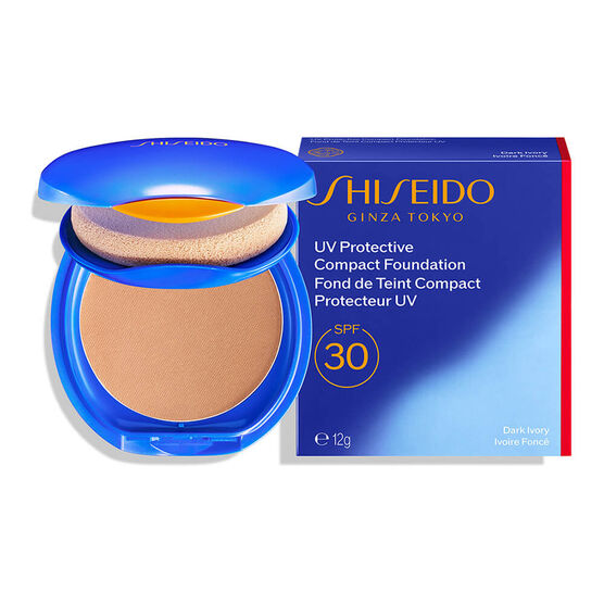 BASE COM PROTE��O UV FPS 30 DARK IVORY UV PROTECTIVE COMPACT 